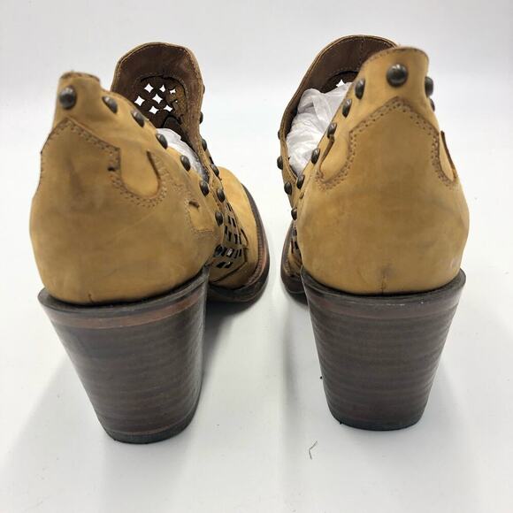 Circle G by Corral Womens Cut Out & Studs Ankle Booties Multicolor Size 8.5 M - Picture 6 of 9